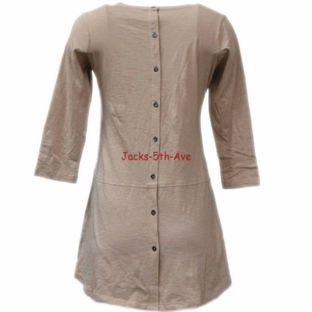 LOGO Lori Goldstein XS  Button Back Knit Top NEW